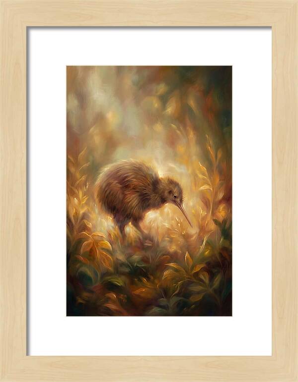 Kiwi Amongst Foliage