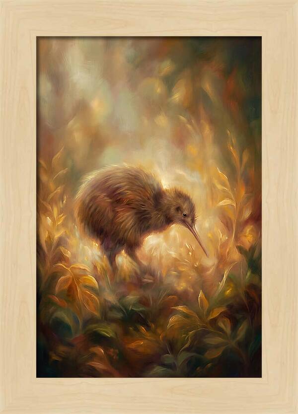 Kiwi Amongst Foliage