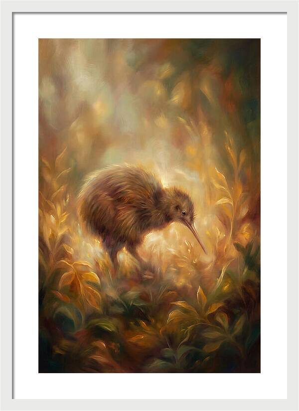 Kiwi Amongst Foliage