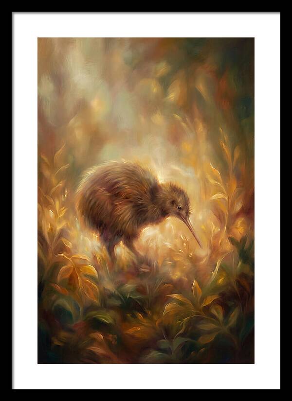 Kiwi Amongst Foliage