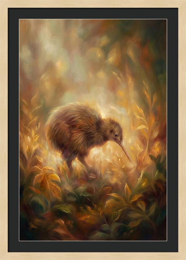 Kiwi Amongst Foliage