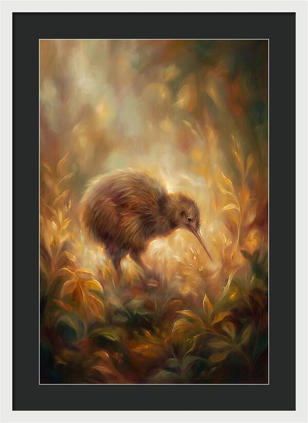 Kiwi Amongst Foliage