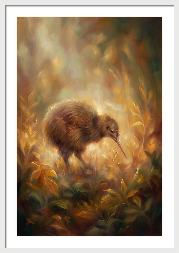 Kiwi Amongst Foliage