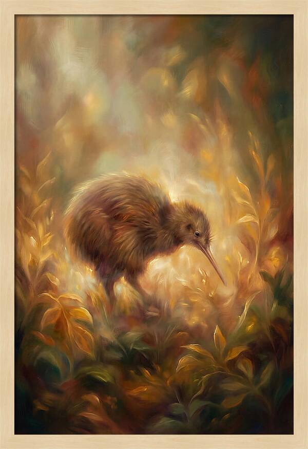 Kiwi Amongst Foliage