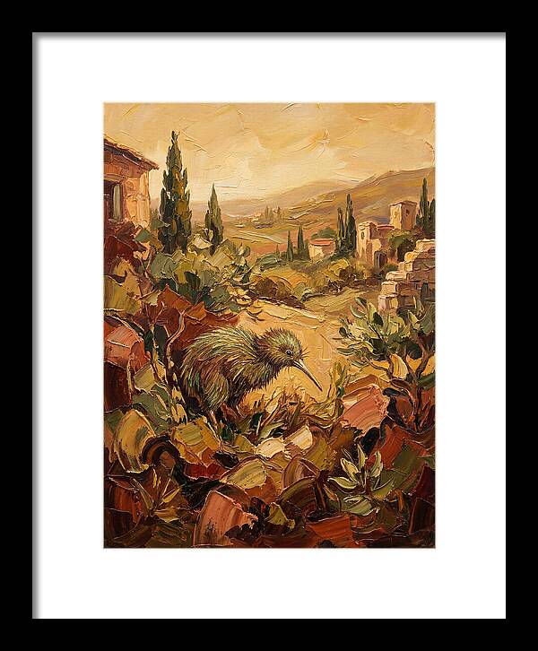Kiwi In A Mediterranean Landscape