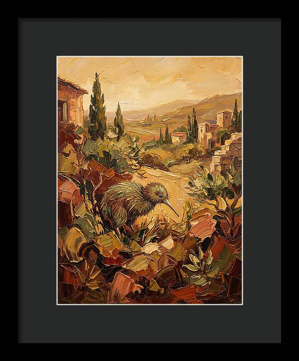 Kiwi In A Mediterranean Landscape
