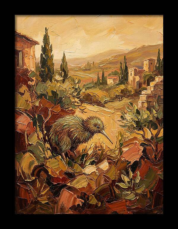 Kiwi In A Mediterranean Landscape