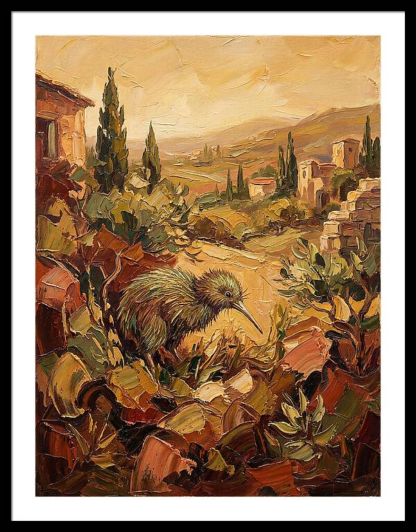 Kiwi In A Mediterranean Landscape