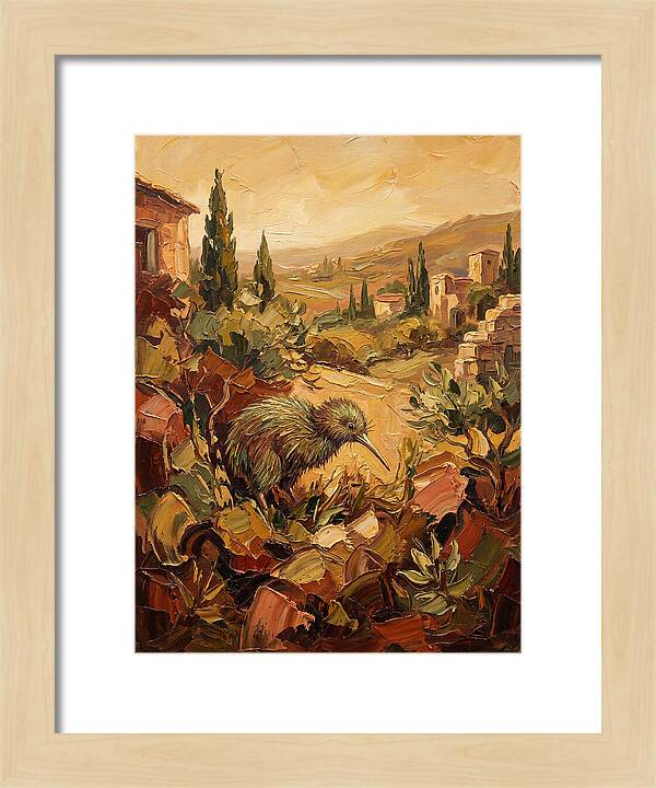 Kiwi In A Mediterranean Landscape