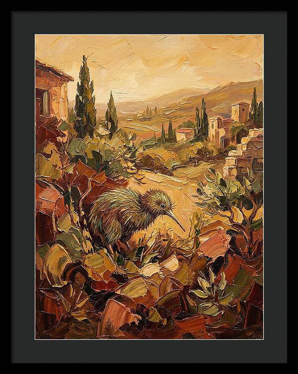 Kiwi In A Mediterranean Landscape