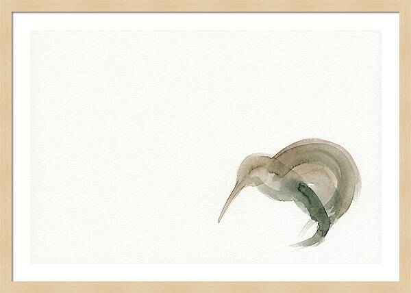 Kiwi In Minimalist Style