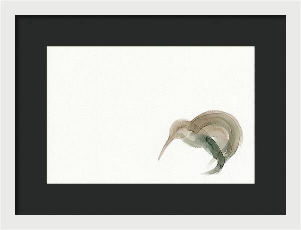 Kiwi In Minimalist Style