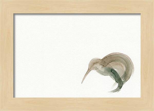 Kiwi In Minimalist Style