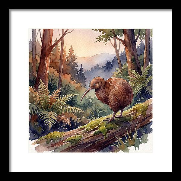 Kiwi In The Forest
