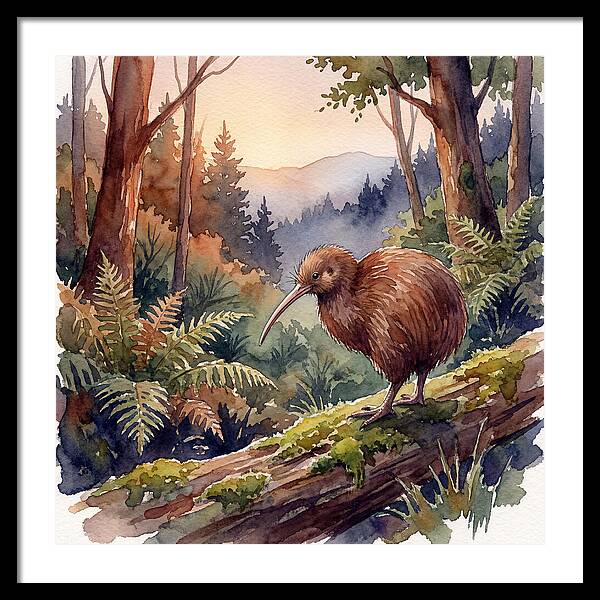 Kiwi In The Forest