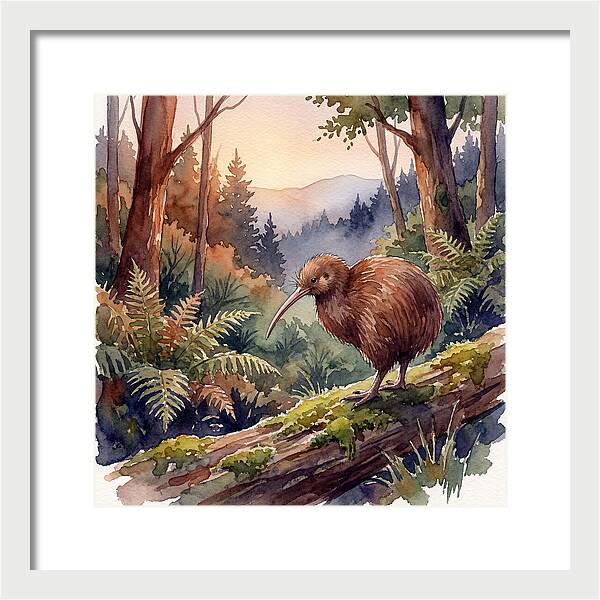 Kiwi In The Forest