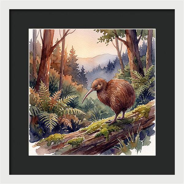 Kiwi In The Forest
