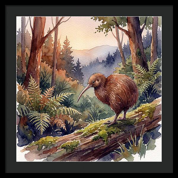 Kiwi In The Forest