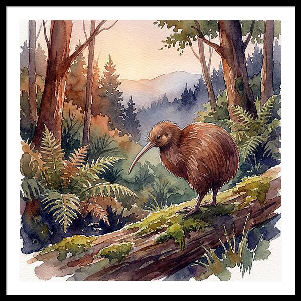 Kiwi In The Forest