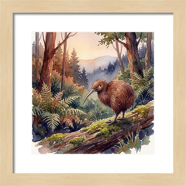 Kiwi In The Forest