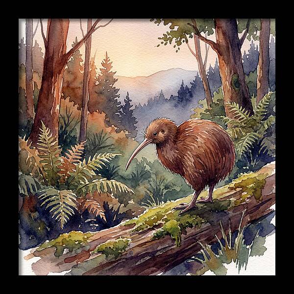 Kiwi In The Forest