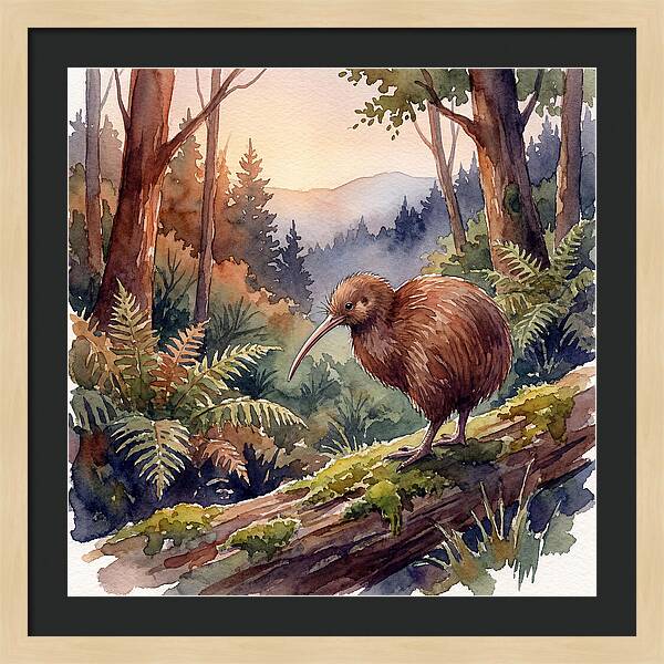 Kiwi In The Forest