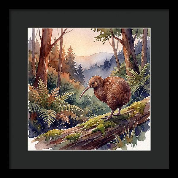 Kiwi In The Forest