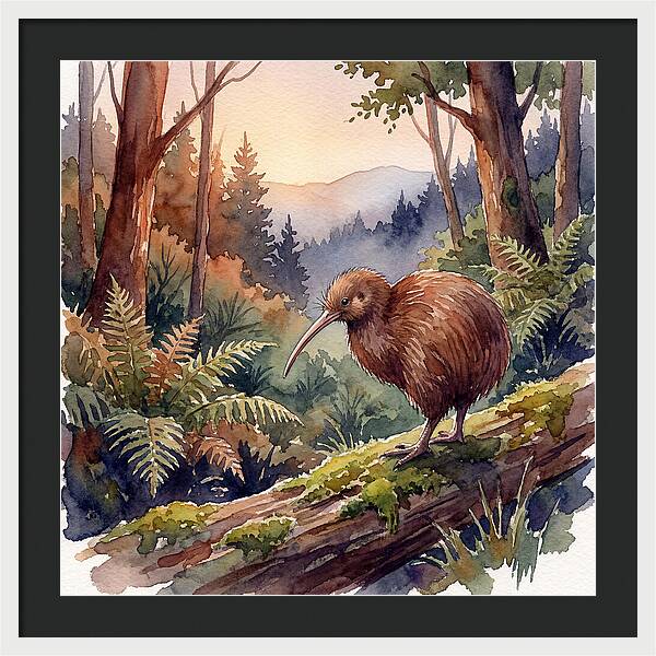 Kiwi In The Forest