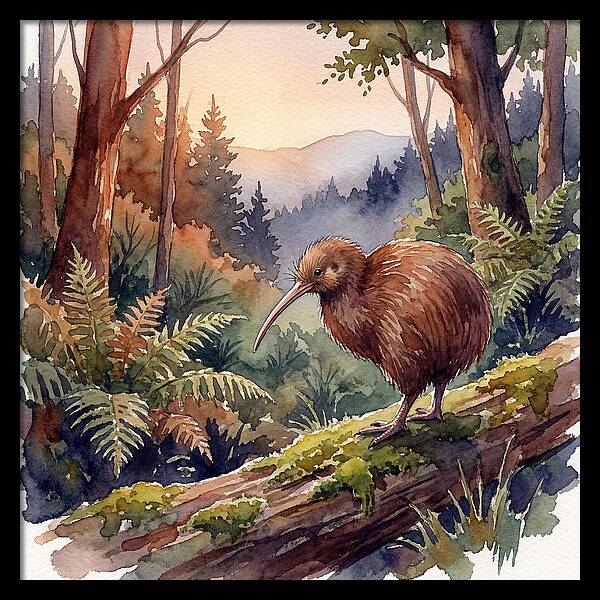 Kiwi In The Forest