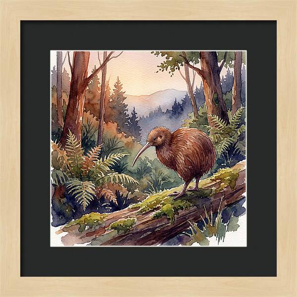 Kiwi In The Forest