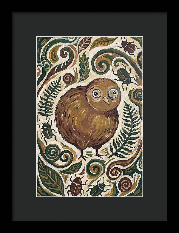 Kiwi Surrounded By Nature