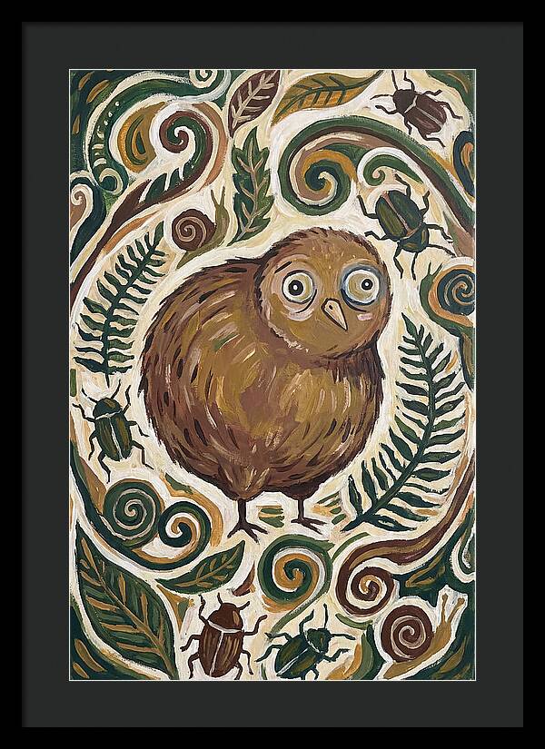 Kiwi Surrounded By Nature