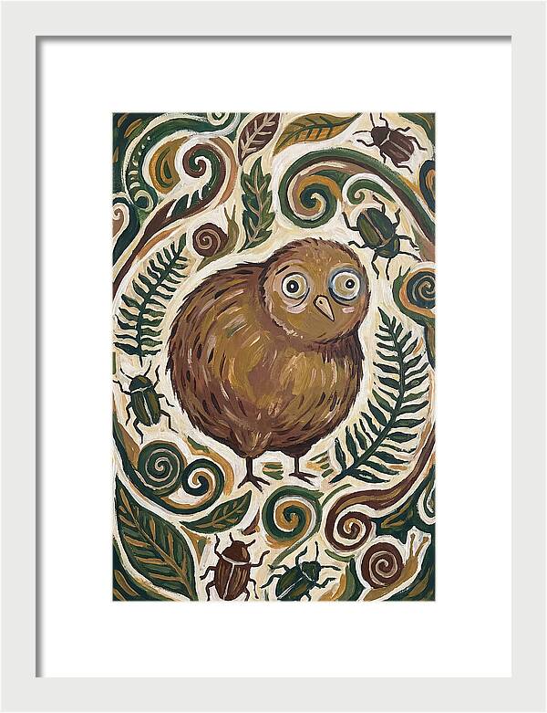 Kiwi Surrounded By Nature