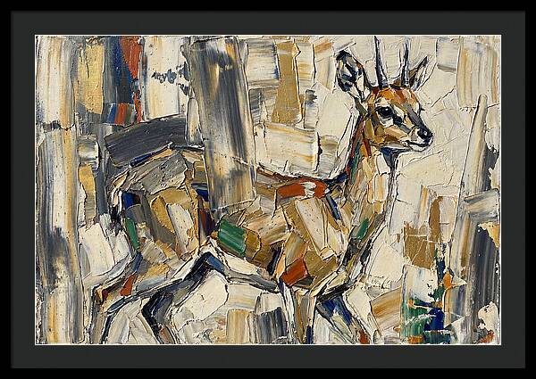 Klipspringer In Abstract Form