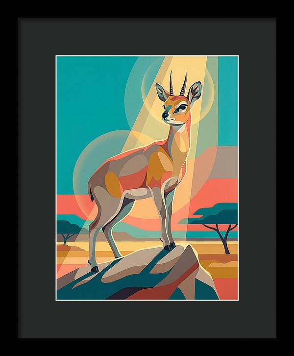 Klipspringer Standing Proud
