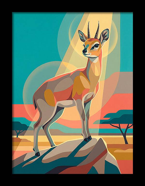 Klipspringer Standing Proud