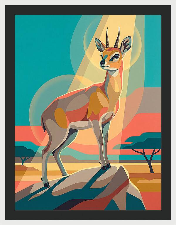 Klipspringer Standing Proud
