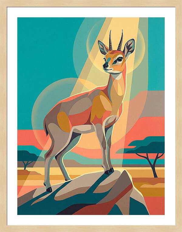 Klipspringer Standing Proud
