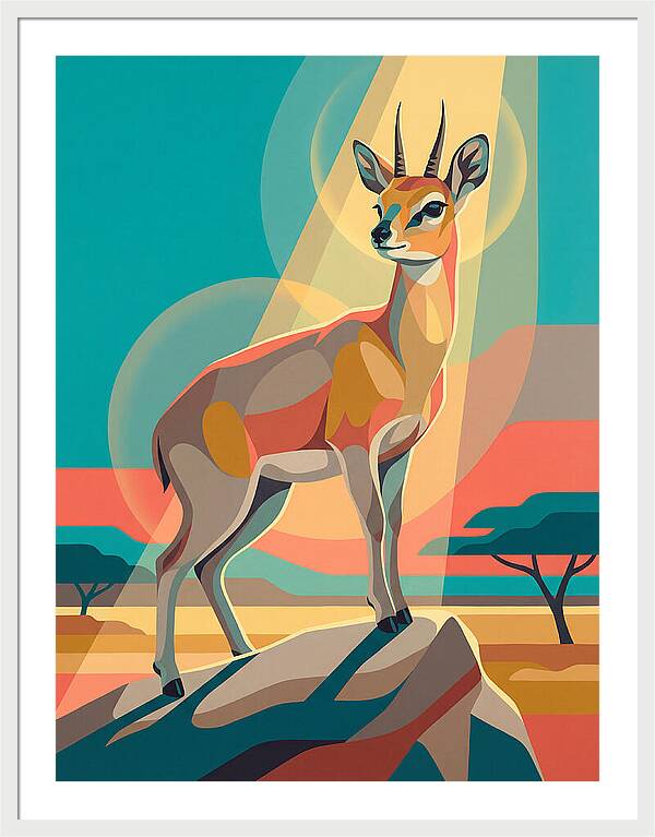 Klipspringer Standing Proud