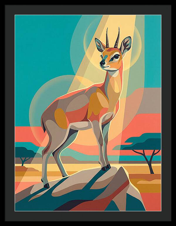 Klipspringer Standing Proud