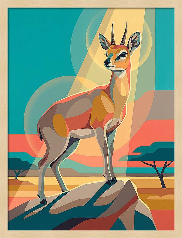 Klipspringer Standing Proud