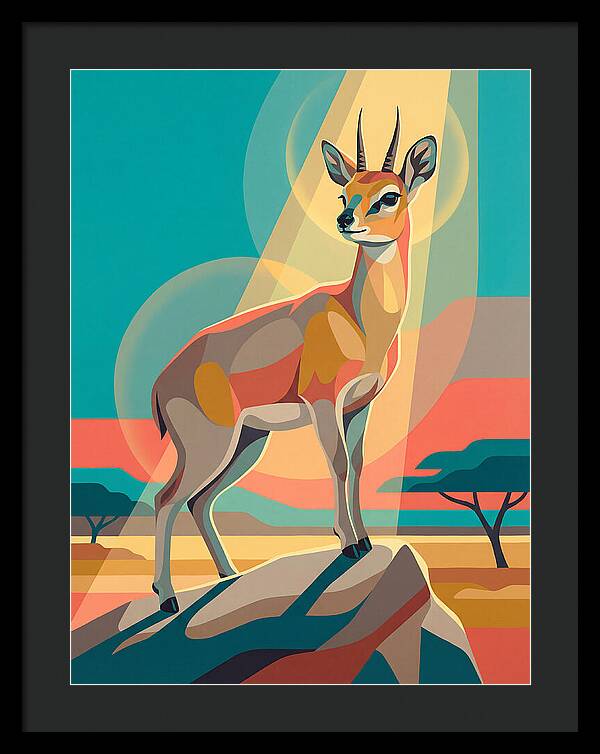 Klipspringer Standing Proud