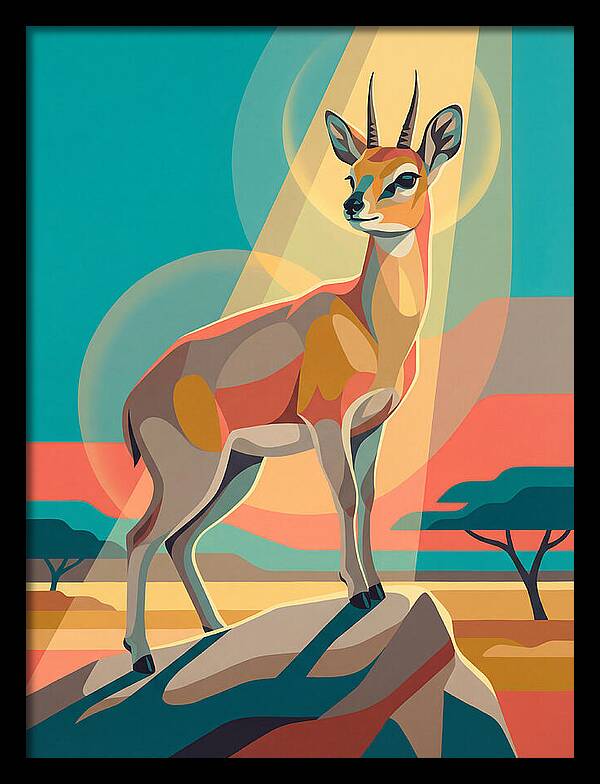Klipspringer Standing Proud