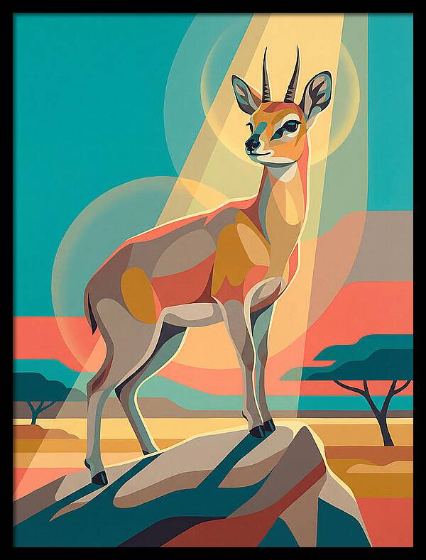 Klipspringer Standing Proud
