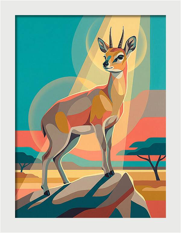 Klipspringer Standing Proud