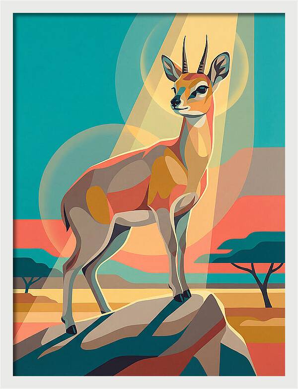 Klipspringer Standing Proud