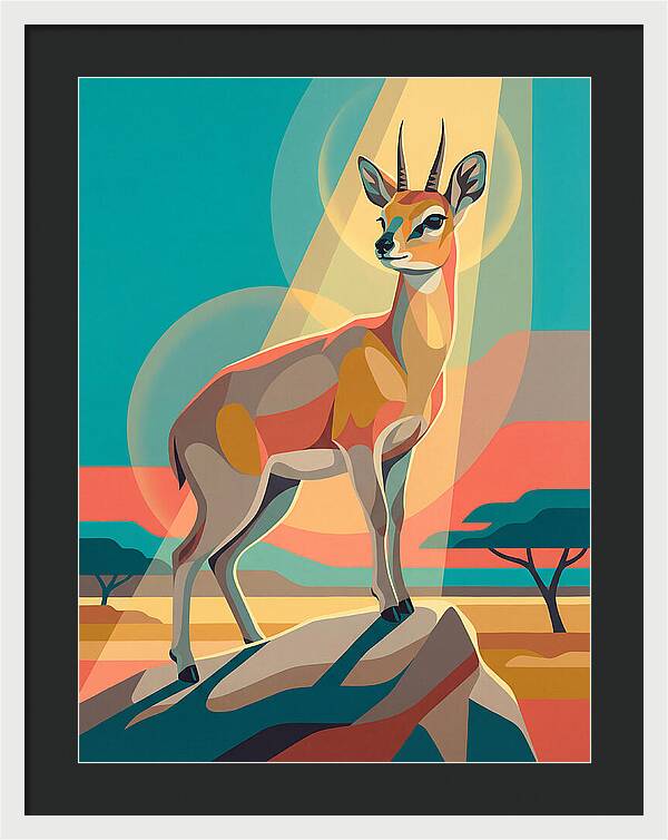 Klipspringer Standing Proud