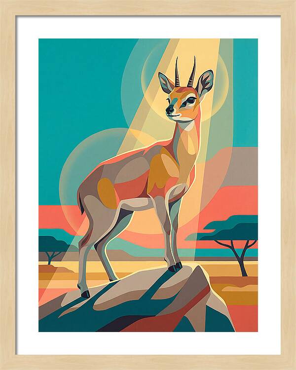 Klipspringer Standing Proud