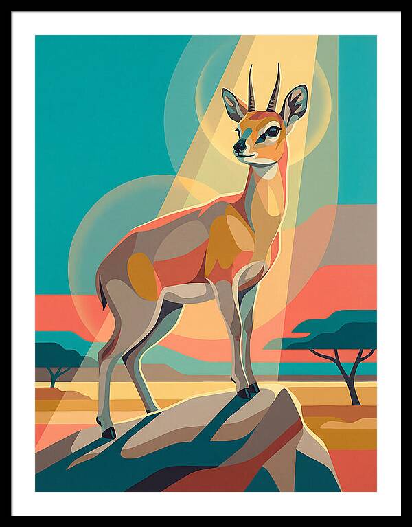 Klipspringer Standing Proud
