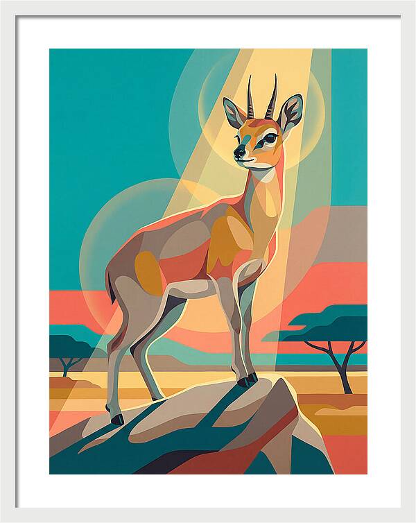 Klipspringer Standing Proud